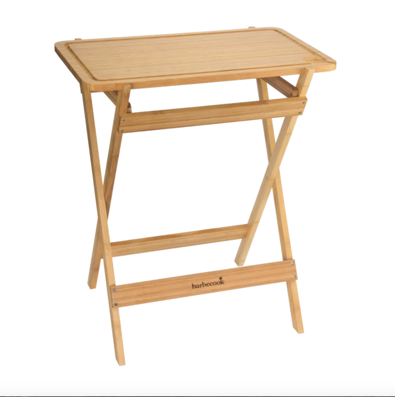 Jalgadel lõikelaud Barbecook 70 x 43 x 81 cm, bambus