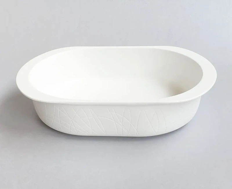 Ahjuvorm Archi, 280 x 185 x 65 mm, valge, keraamika