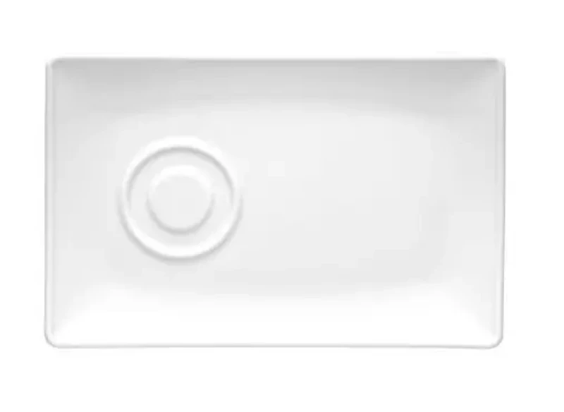 Alustaldrik Paula, 200 x 130 mm, valge, portselan