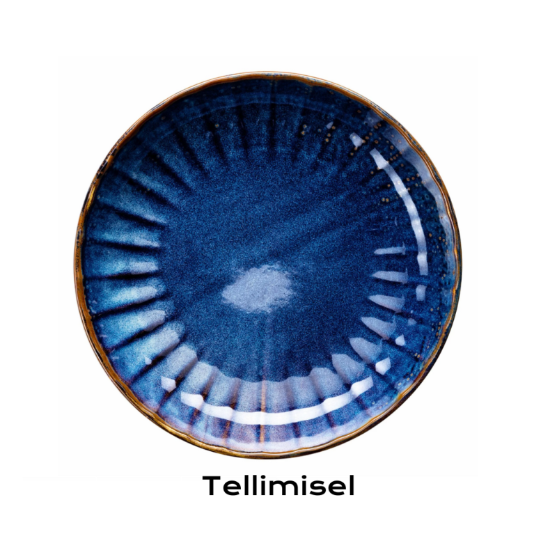 Sügav taldrik 26cm Verlo blue, portselan, sinine