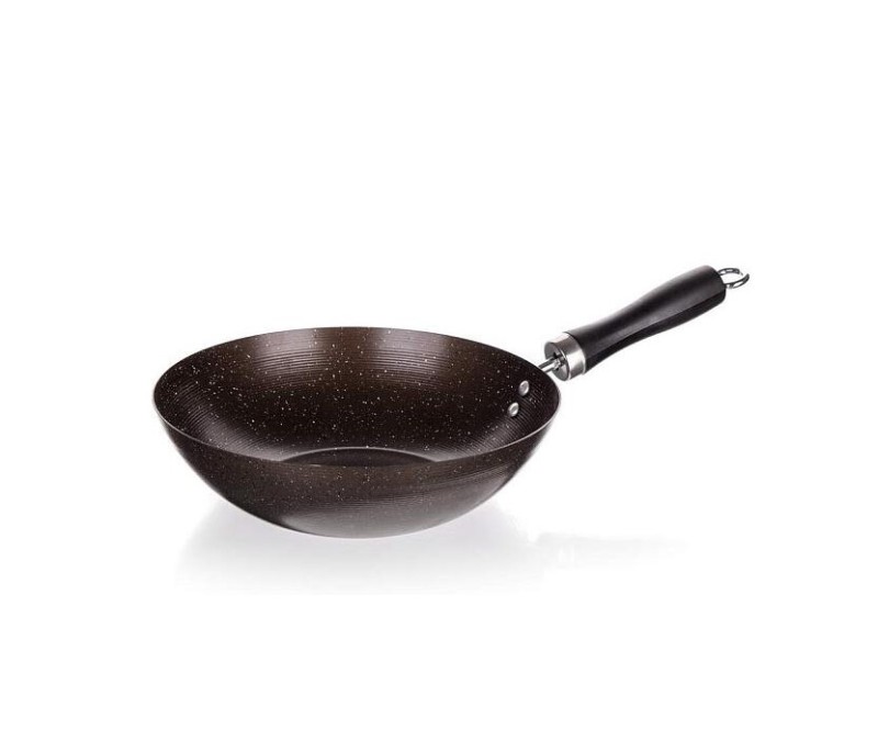 Vokkpann Granite Brown, 250 mm