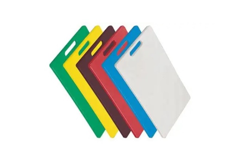 Lõikelaud, 330 x 220 x 5 mm, plastik valge