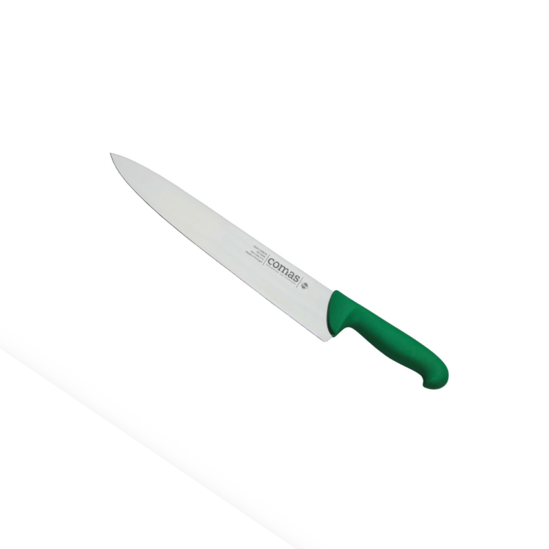Kokanuga roostevaba 25 cm tera, roheline käepide