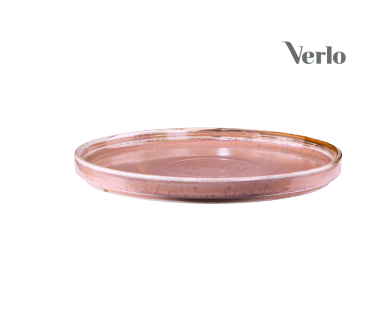 Taldrik 25cm Zorza Verlo, portselan, puuderroosa