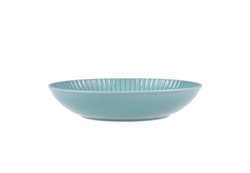 Sügav taldrik Daisy, 220 mm, türkiissinine, portselan