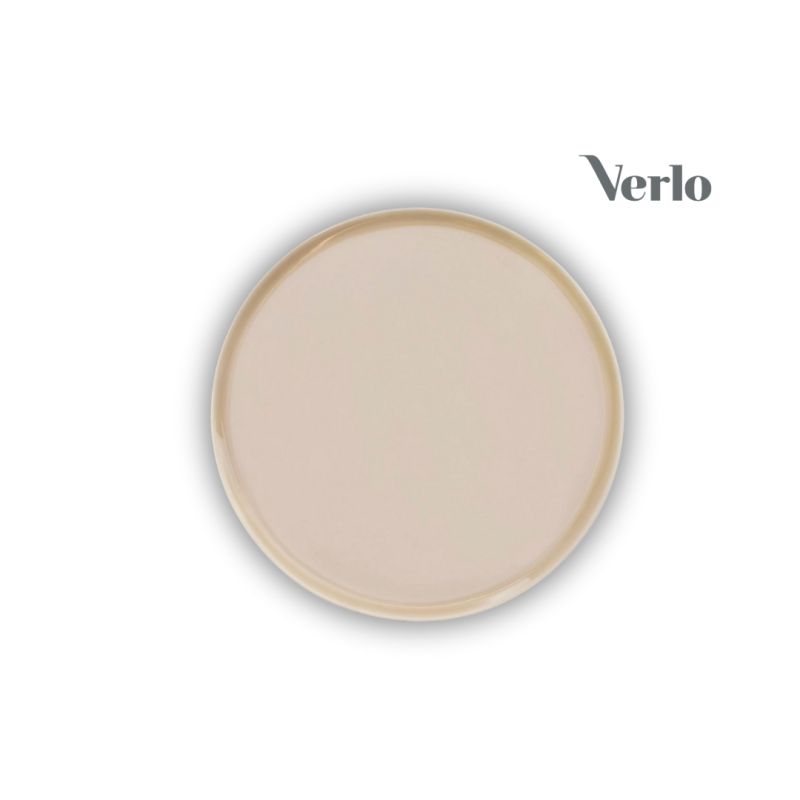 Taldrik 20 cm Verlo Eter, portselan, beež