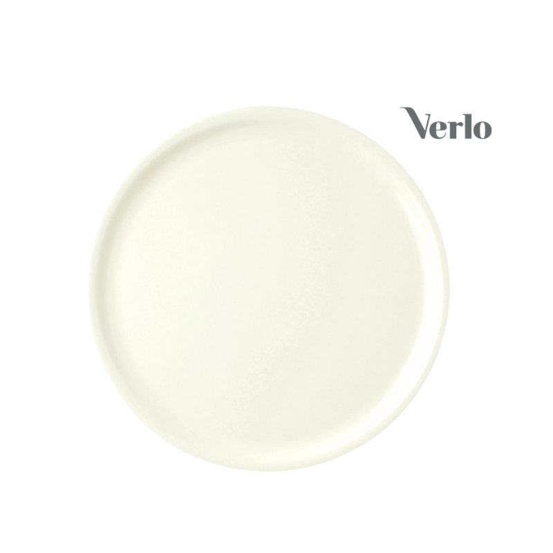 Pizzataldrik 33cm Verlo Forte, portselan, elevandiluuvalge